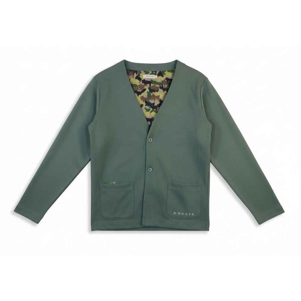 Graniph Mouju Japan Cardigan Sweater Embroidered Zoo Animals Lion Bear Small